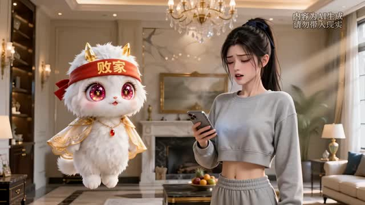 开局系统逼我败家 《开局系统逼我败家》短剧封面