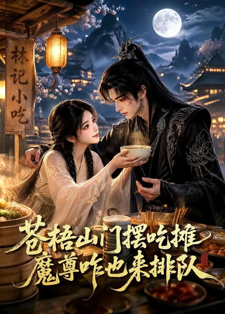 《苍梧山门摆摊吃摊魔孽咋也来排队（70集）（夸克网盘）》短剧封面