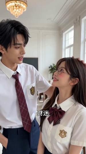 《她靠马甲称霸贵族学院（70集）（夸克网盘）》短剧封面
