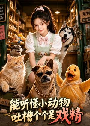 《能听懂小动物吐槽个个是戏精（38集）（夸克网盘）》短剧封面