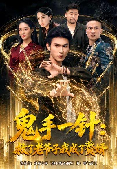 《鬼手一针：救了老爷子我成了赘婿（80集）周朕＆宋宇欣（百度网盘）》短剧封面