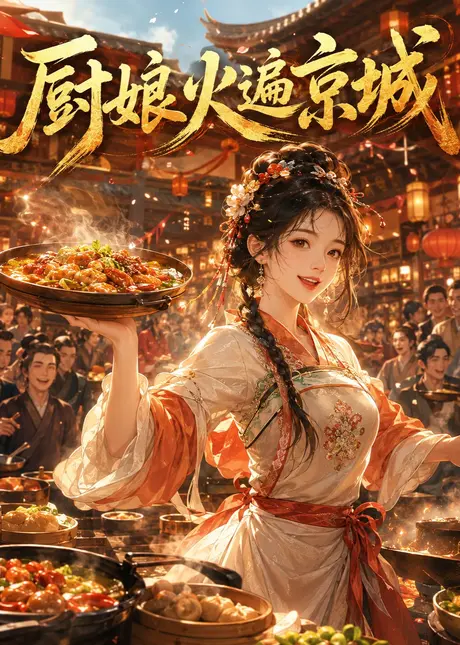 《厨娘火遍京城(99集)(夸克网盘)》短剧封面