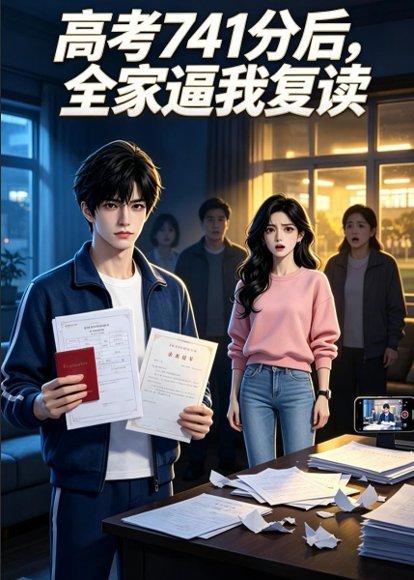 《高考741分后,全家逼我复读(61集)(百度网盘)》短剧封面