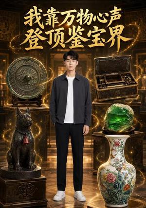 《我靠万物心声登顶鉴宝界(37集)AI短剧(夸克网盘)》短剧封面