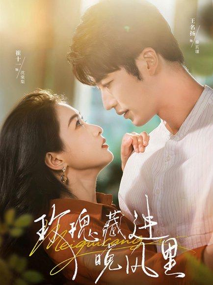 《玫瑰藏进晚风里》短剧封面