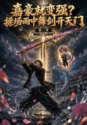 《嘉豪就变强？操场雨中舞剑开天门第二季（156集）（夸克网盘）》短剧封面