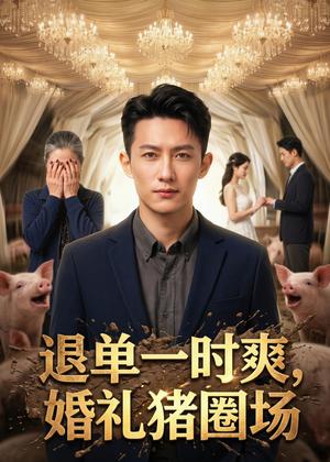 《退单一时爽,婚礼猪圈场(45集)AI短剧(夸克网盘)》短剧封面
