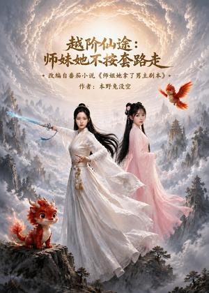 《越阶仙途：师妹她不按套路走（70集）AI短剧（夸克网盘）》短剧封面