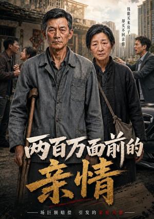 《两百万面前的亲情（54集）AI短剧（夸克网盘）》短剧封面