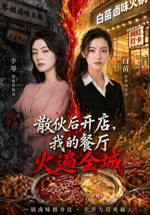 《散伙后开店,我的餐厅火遍全城(40集)(夸克网盘)》短剧封面