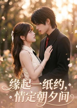 《缘起一纸约,情定朝夕间(65集)(夸克网盘)》短剧封面