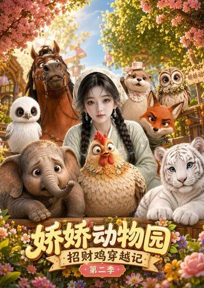 《娇娇动物园招财鸡穿越记第二季(103集)(百度网盘)》短剧封面
