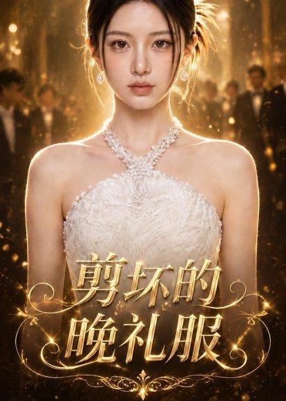 《剪坏的晚礼服(60集)AI短剧(百度网盘)》短剧封面
