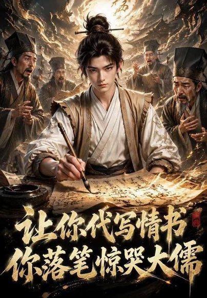 《让你代写情书,你落笔惊哭大儒(73集)(百度网盘)》短剧封面