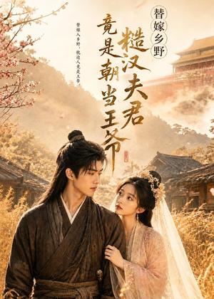 《替嫁乡野，糙汉夫君竟是朝当王爷（66集）（夸克网盘）》短剧封面