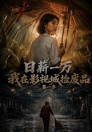 《日薪一万,我在影视城捡废品第一季(70集)(夸克网盘)》短剧封面