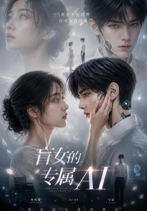 《盲女的专属AI(19集)(夸克网盘)》短剧封面