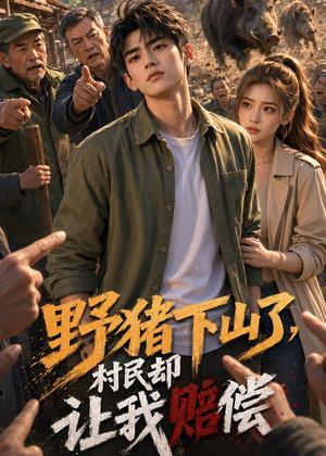 《野猪下山,村民却让我赔偿(27集)AI短剧(夸克网盘)》短剧封面