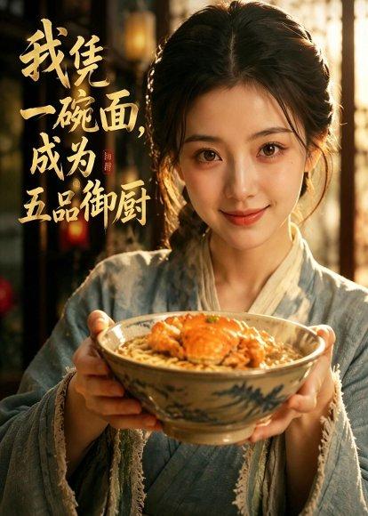 《我凭一碗面,成为五品御厨(71集)(百度网盘)》短剧封面