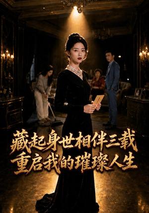 《藏起身世相伴三载，重启我的璀璨人生（40集）AI短剧（夸克网盘）》短剧封面