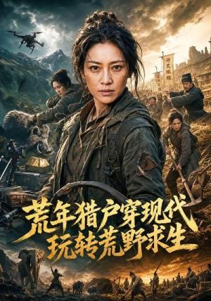 《荒年猎户穿现代玩转荒野求生(72集)(夸克网盘)》短剧封面