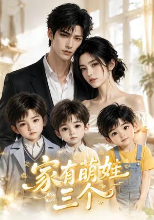 《家有萌娃三个（157集）（夸克网盘）》短剧封面