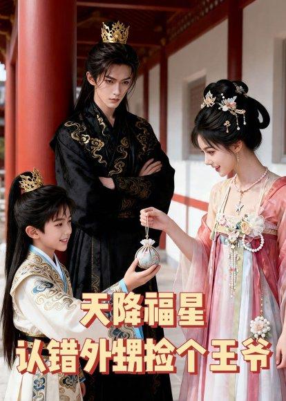 《天降福星：错认外甥捡个王爷（45集）Ai短剧（百度网盘）》短剧封面
