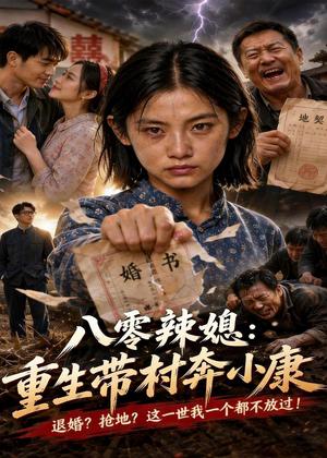 《八零辣媳：重生带村奔小康（43集）AI短剧（夸克网盘）》短剧封面