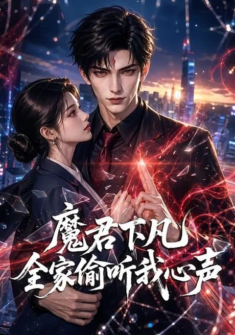 《魔君下凡全家偷听我心声(40集)(夸克网盘)》短剧封面