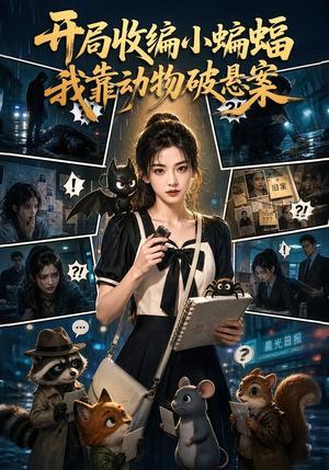 《开局收编小蝙蝠我靠动物破悬案(70集)(夸克网盘)》短剧封面