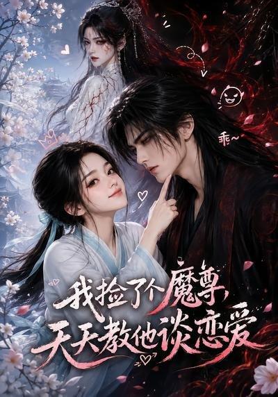《我捡了个魔尊,天天教他谈恋爱(15集)(百度网盘)》短剧封面