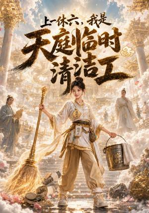 《上一休六,我是天庭临时清洁工(49集)(夸克网盘)》短剧封面