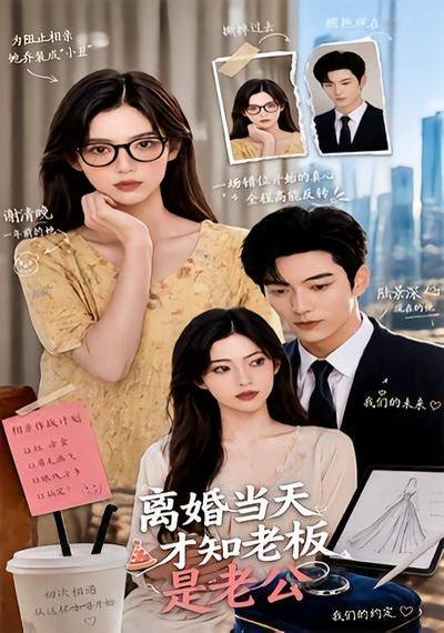 《离婚当天才知老板是老公(46集)(百度网盘)》短剧封面