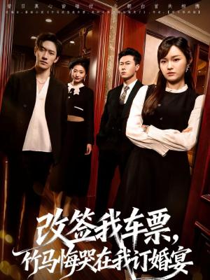 《改签我车票,竹马悔哭在我订婚宴(81集)岩昊&熊颖(夸克网盘)》短剧封面