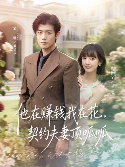 《他在赚钱我在花，契约夫妻顶呱呱（79集）苏畅＆成梓宁》短剧封面