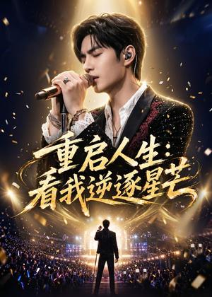 《重启人生:看我逆逐星芒(60集)AI短剧(夸克网盘)》短剧封面