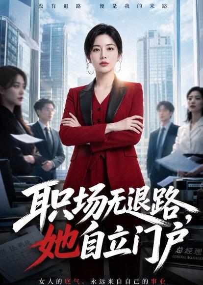 《职场无退路，她自立门户（71集）AI短剧（百度网盘）》短剧封面
