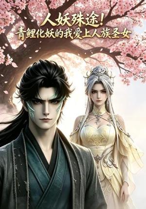 《人妖殊途!青鲤化妖的我爱上人族圣女(10集)(夸克网盘)》短剧封面
