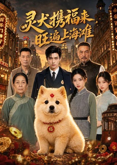 《灵犬携福来,旺遍上海滩(80集)(夸克网盘)》短剧封面