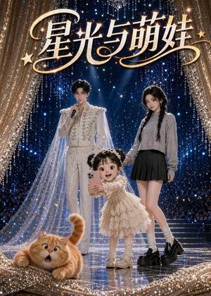 《星光与萌娃(56集)AI短剧(夸克网盘)》短剧封面