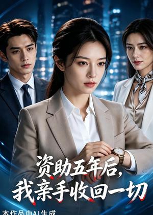 《资助五年后,我亲手收回一切(31集)AI短剧(夸克网盘)》短剧封面