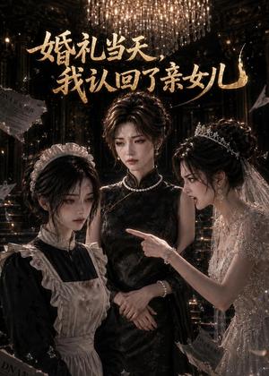 《婚礼当天，我认回了亲女儿（51集）AI短剧（夸克网盘）》短剧封面