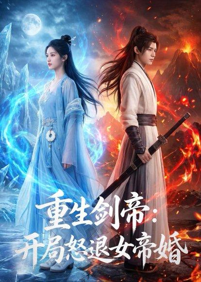 《重生剑帝：开局怒退女帝婚（85集）Ai短剧（百度网盘）》短剧封面