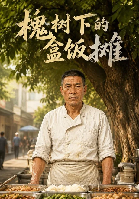 《槐树下的盒饭摊(72集)AI短剧(夸克网盘)》短剧封面