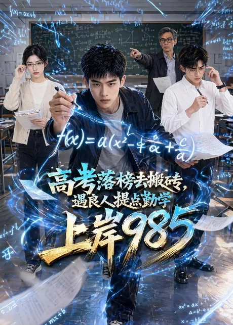 《高考落榜去搬砖,遇良人提点勤学上岸985(54集)AI短剧(夸克网盘)》短剧封面