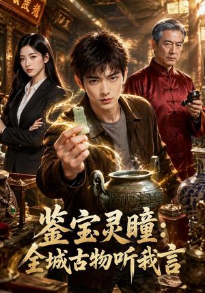 《鉴宝灵瞳:全城古物听我言(49集)AI短剧(夸克网盘)》短剧封面