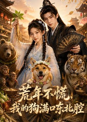 《荒年不慌，我的狗满口东北腔（50集）（夸克网盘）》短剧封面