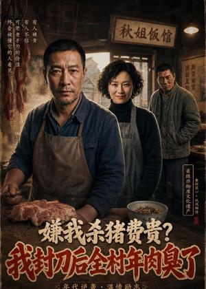 《嫌我杀猪费贵,我封刀后全村年肉臭了(30集)AI短剧(夸克网盘)》短剧封面