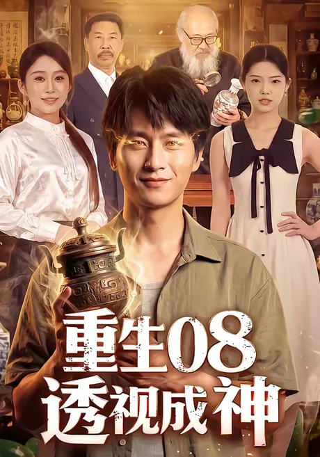 《重生08透视成神(99集)陈雷雷&田念&江路祺(夸克网盘)》短剧封面