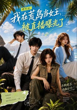 《重生后我在荒岛当女王,被直播曝光了(30集)(夸克网盘)》短剧封面